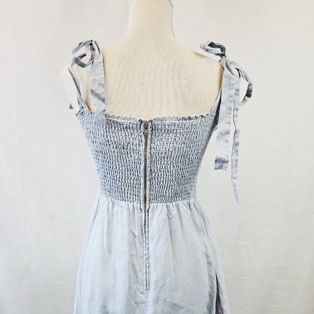 Reformation Canyon 100% Linen Midi Dress size 0 - Picture 8 of 11